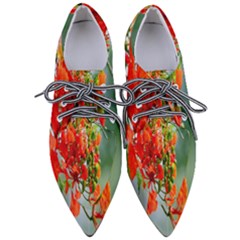 Gathering Sping Flowers Wallpapers Pointed Oxford Shoes by artworkshop