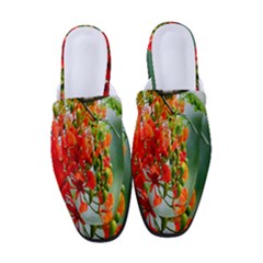 Gathering Sping Flowers Wallpapers Women s Classic Backless Heels by artworkshop