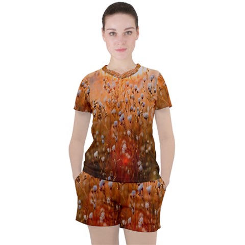 Late Afternoon Women s Tee And Shorts Set by artworkshop