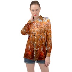 Late Afternoon Long Sleeve Satin Shirt