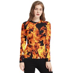 Live Coals Women s Long Sleeve Rash Guard by artworkshop