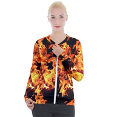 Live Coals Casual Zip Up Jacket by artworkshop