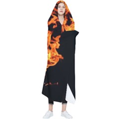 Live Coals Wearable Blanket by artworkshop