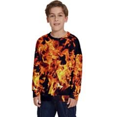 Live Coals Kids  Crewneck Sweatshirt