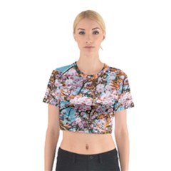 Nature Beautiful Rainbow Cotton Crop Top by artworkshop