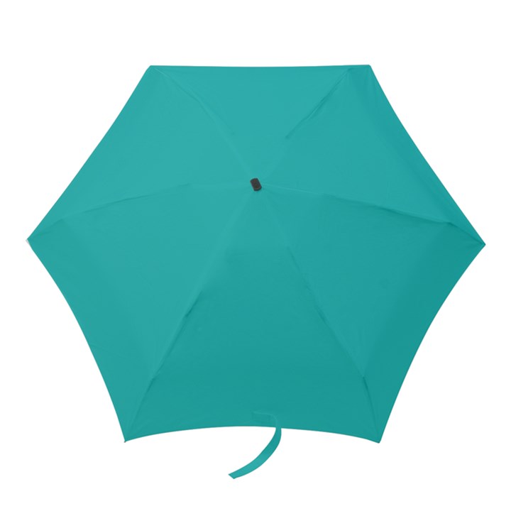 Beachy Bonaire Blue  Mini Folding Umbrella