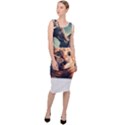 Crazy Cat Selfie Run Time Travel Can Be Dangerous Cat Love Sleeveless Pencil Dress View3