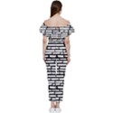 Cartoon Wall  Bardot Ruffle jumpsuit View4