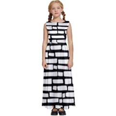 Cartoon Wall  Kids  Satin Sleeveless Maxi Dress by ConteMonfrey