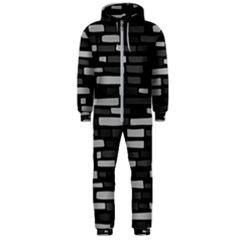 Black And Grey Wall Hooded Jumpsuit (men) by ConteMonfrey