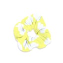 Cute yellow white Clouds Velvet Scrunchie View1