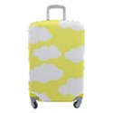 Cute yellow white Clouds Luggage Cover (Small) View1