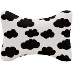 Black Clouds Seat Head Rest Cushion by ConteMonfrey