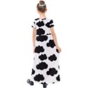 Black clouds Kids  Short Sleeve Maxi Dress View2