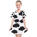 Black clouds Kids  Smock Dress View1