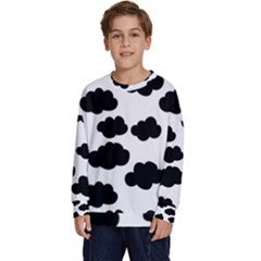 Black Clouds Kids  Crewneck Sweatshirt