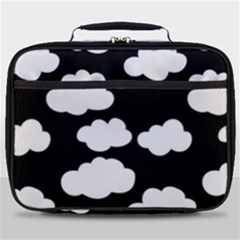 Bw Clouds Full Print Lunch Bag by ConteMonfrey