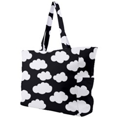 Bw Clouds Simple Shoulder Bag by ConteMonfrey