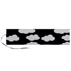 Bw Clouds Roll Up Canvas Pencil Holder (l) by ConteMonfrey