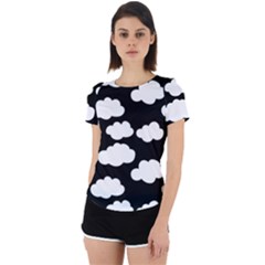 Bw Clouds Back Cut Out Sport Tee by ConteMonfrey