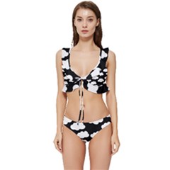 Bw Clouds Low Cut Ruffle Edge Bikini Set by ConteMonfrey