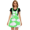 Green and white cute Clouds  Apron Dress View1