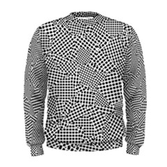 Geometric Noir Pattern Men s Sweatshirt