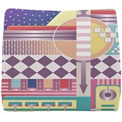 Abstract Shapes Colors Gradient Seat Cushion by Simbadda