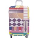 Abstract Shapes Colors Gradient Luggage Cover (Large) View1