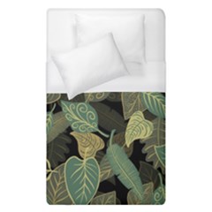 Autumn Fallen Leaves Dried Leaves Duvet Cover (single Size) by Simbadda