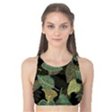 Autumn Fallen Leaves Dried Leaves Tank Bikini Top View1