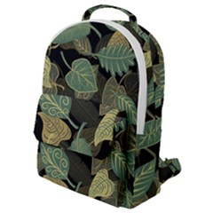 Autumn Fallen Leaves Dried Leaves Flap Pocket Backpack (small) by Simbadda