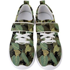 Autumn Fallen Leaves Dried Leaves Men s Velcro Strap Shoes by Simbadda