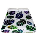 Leaves Watercolor Ornamental Decorative Design Fitted Sheet (Queen Size) View1