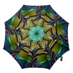 Tree Magical Colorful Abstract Metaphysical Hook Handle Umbrellas (large) by Simbadda