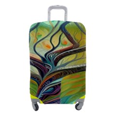 Tree Magical Colorful Abstract Metaphysical Luggage Cover (small) by Simbadda