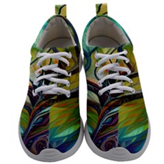 Tree Magical Colorful Abstract Metaphysical Mens Athletic Shoes by Simbadda