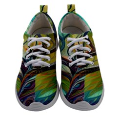 Tree Magical Colorful Abstract Metaphysical Women Athletic Shoes by Simbadda