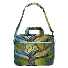 Tree Magical Colorful Abstract Metaphysical Macbook Pro 16  Shoulder Laptop Bag by Simbadda