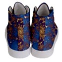 Fractal Spiral Art Pattern Blue Design Men s Hi-Top Skate Sneakers View4