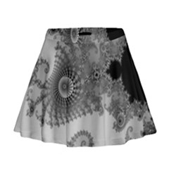 Apple Males Almond Bread Abstract Mathematics Mini Flare Skirt by Simbadda