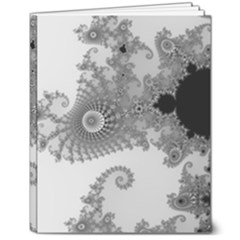 Apple Males Almond Bread Abstract Mathematics 8  X 10  Softcover Notebook by Simbadda