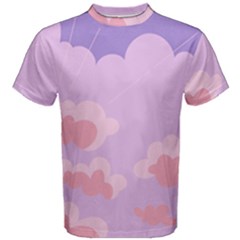 Sky Nature Sunset Clouds Space Fantasy Sunrise Men s Cotton Tee by Simbadda