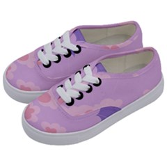 Sky Nature Sunset Clouds Space Fantasy Sunrise Kids  Classic Low Top Sneakers by Simbadda