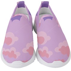 Sky Nature Sunset Clouds Space Fantasy Sunrise Kids  Slip On Sneakers by Simbadda