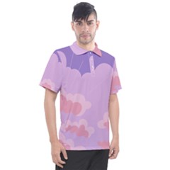 Sky Nature Sunset Clouds Space Fantasy Sunrise Men s Polo Tee by Simbadda