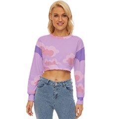 Sky Nature Sunset Clouds Space Fantasy Sunrise Lightweight Long Sleeve Sweatshirt by Simbadda