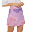 Sky Nature Sunset Clouds Space Fantasy Sunrise Mini Front Wrap Skirt View3