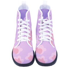 Sky Nature Sunset Clouds Space Fantasy Sunrise Kid s High-top Canvas Sneakers by Simbadda