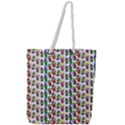 Stickman Kids Doodle Paper Children Group Full Print Rope Handle Tote (Large) View1